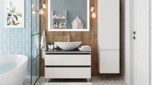 Тумба с раковиной AURA Триумф 90-2 напольная