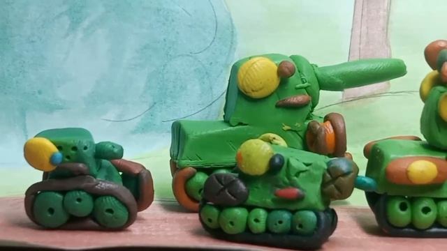 Небольшой сборник мультиков из пластилина для детей.