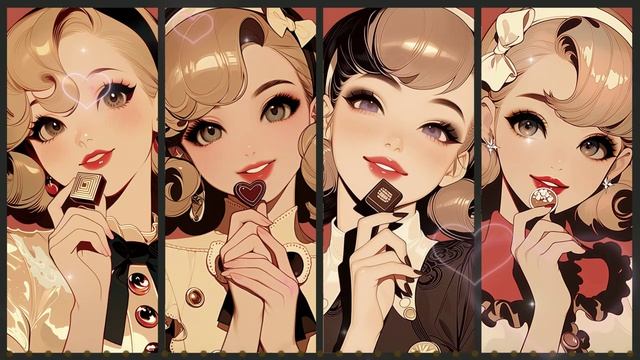Electro Swing Valentine 🍒 Playful Upbeat Vintage Vibes _ Female Vocal