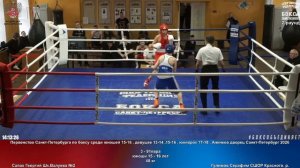 91 48 кг Сапах Георгий Шк.Валуева №2 Гулимов Серафим СШОР Красногв. р