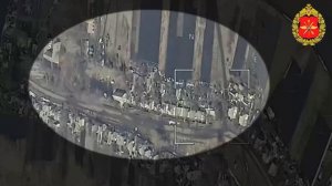 🇷🇺🛩️💥❌Подразделения войск беспилотных систем «Геранями» уничтожили пункт временной дислокации…🔽