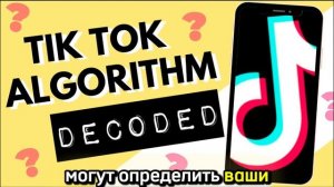Алгоритмы TikTok
