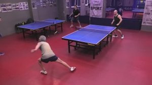 отбор Рябенький С. (500) - Казьмин А. (462) 10.03 настольный теннис Малиновый 400+ турнир