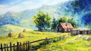 Цветы и пейзажи художника Ларисы Батенковой.