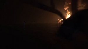 Момент атаки иранского БЭК на американский танкер «Safesea Vishnu»