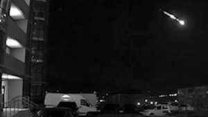 Огненный шар в небе над Краснодраским краем