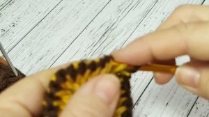 Квадрат тунисским крючком 12 марта 2026 г.