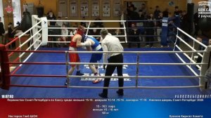 103 60 кг Нестеров Глеб ШОН Хромов Кирилл Комета