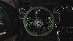 Mercedes C-Class - перетяжка руля с покраской пластика, замена ремней безопасности, покраска суппорт