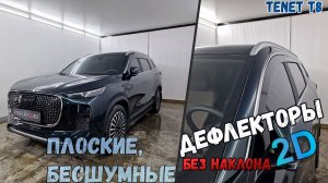 Дефлекторы (ветровики) окон 2D - TENET T8 (I) с 2025г.в., Прямые - Стрелка11