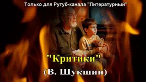 Художественный пересказ рассказа Василия Шукшина «Критики»