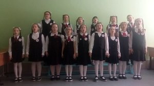 МАОУ "Лицей 35" Вокальный ансамбль 4э класс Музыка Г. Струве Слова Н. Соловьёвой "Лунные коты"