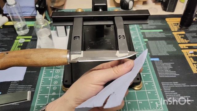 Немного о работе Зеленого байкалита и Яшмы по стали AUS 8(за ошибки сильно не критикуем).mp4