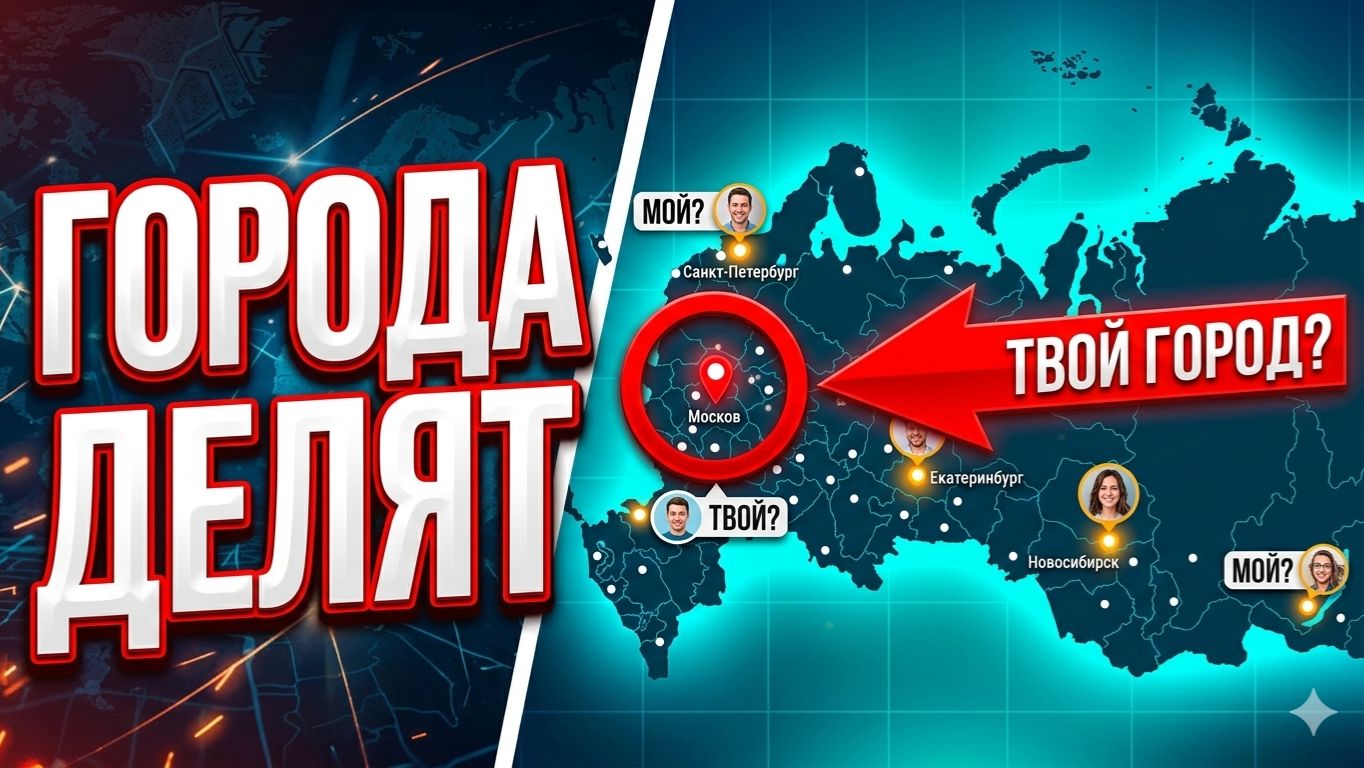 В России начали делить города в интернете