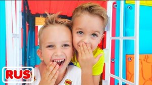 Влад и Никита играют в прятки!