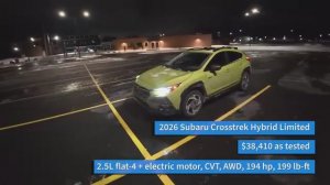 Обзор Subaru Crosstrek Hybrid Субару Кросстрек
