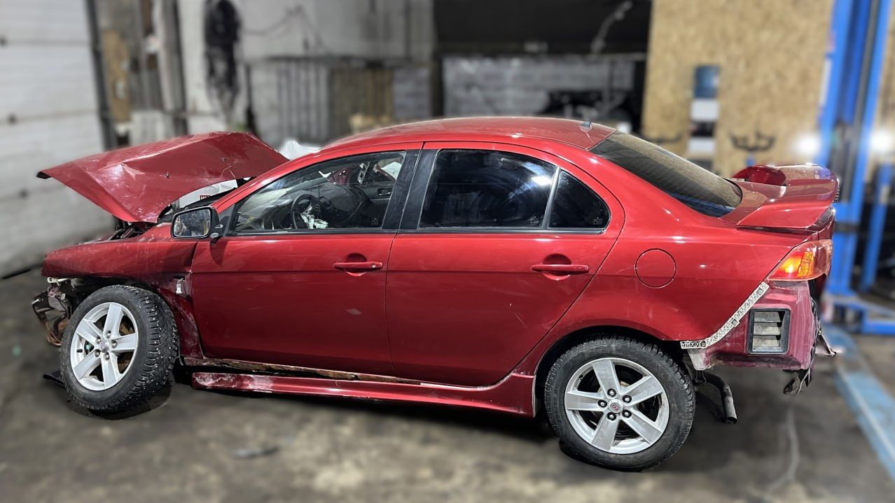 Обзор перед разбором Mitsubishi Lancer X