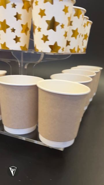 Прозрачная 3-х ярусная этажерка