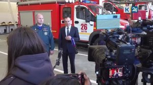 Куренков и Кондратьев открыли новую пожарно-спасательную часть под Геленджиком