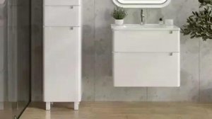 Тумба для комплекта AURA Lotos 60-2 пд подвесная, белая