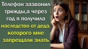 Телефон зазвонил трижды, а через год я получила наследство от деда, которого мне запрещали знать