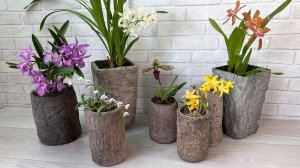 Кашпо из гипертуфа своими руками, DIY