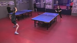 I ф. Нельсон Д. (674) - Грязнов Г. (615) 10.03 настольный теннис Малиновый 400+ турнир