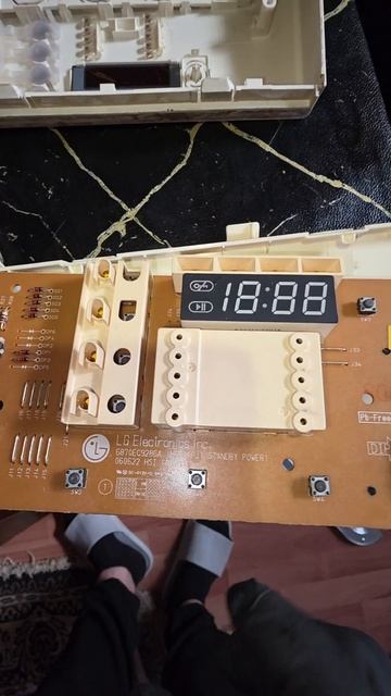 Ремонт стиральной машинки LG Плохо нажимались кнопки и не нагревало воду.