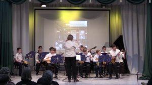 В.Шаинский "Антошка", р.н.п. "Полноте ребята", исполняет Школьный оркестр "Кожевниковской ДШИ"