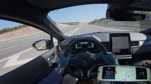 RENAULT CAPTUR 1.3 MILD HYBRID EDC 2024, 160 л. с. — тест-драйв на АВТОБАНЕ от первого лица I 4K