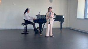 Заблоцкая Луиза 9 лет, кларнет. П.И. Чайковский «Ноктюрн», Дж. Пешетти «Престо»