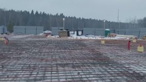 Заливаем фундаментную плиту