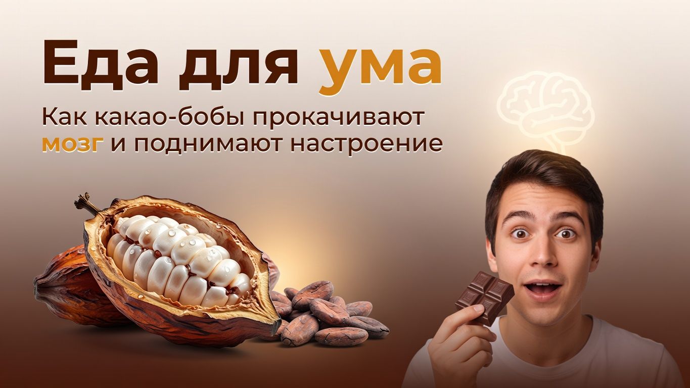 Еда для ума: как какао-бобы прокачивают мозг и поднимают настроение