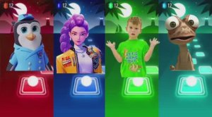 KPOP‑ДЕМОНЫ vs T.O.T.S vs ВЛАД И НИККИ vs ОСКАР В ОАЗИСЕ — МУЗЫКАЛЬНЫЙ БАТТЛ под EDM! 👹