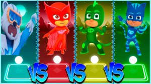 Герои в масках Coffin Dance в Tiles Hop lvl 8 - Мультик PJ Masks