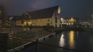 Проливной дождь в Бергене | Ночная пешеходная экскурсия⛈️☔