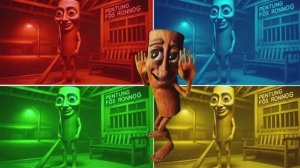 ТУНГ ТУНГ САХУР 🥁 БИТВА ЦВЕТОВ 🔴🔵🟢🟡 4 ПЕСНИ — Плитки Хоп Музыкальный Челлендж