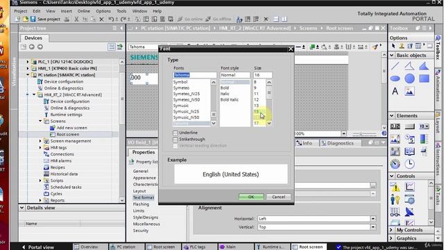 12 Запуск, остановка и регулировка скорости. (PLC-HMI-WINCC SCADA) Пример-1.