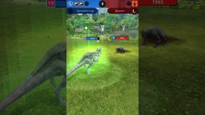 Я играю Jurassic world Alive мои динозавры, рассказ про новых динозавров и битвы