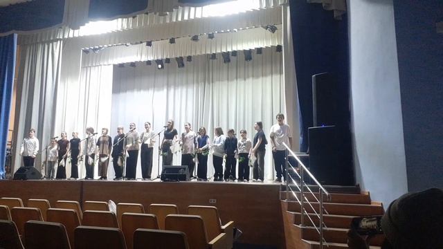 Репетиция идёт полным ходом .К 14 марта отчётном концерту .