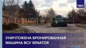 Уничтожена бронированная машина ВСУ Senator