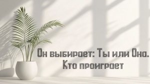 😡 Он выбирает: Ты или Она. Кто проиграет? Таро