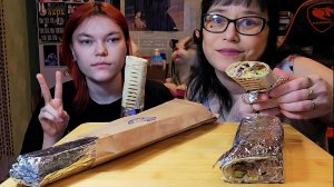 Мукбанг |  Шаурма с грибами Премиум и  Лайт | Обжор Асмр