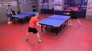 отбор Лыков С. (706) - Корсовский В. (491) 10.03 настольный теннис Малиновый 400+ турнир СПб