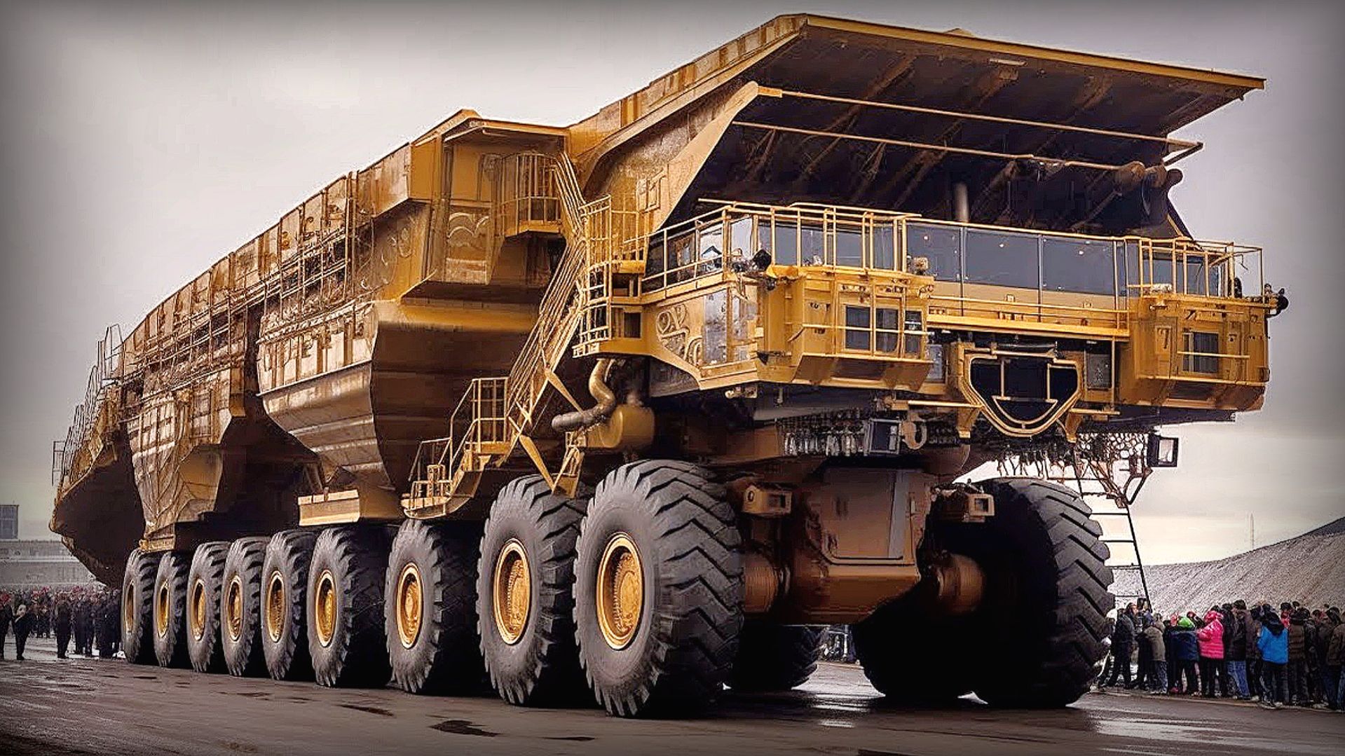 Топ гигантских карьерных грузовиков Самые большие машины в мире