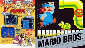 Прохождение Popeye и Mario Bros. NES