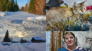 Пробую паштет ,мусс ,прогулки по весенней деревне.