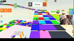 Roblox с Полиной #12 Цветовая башня