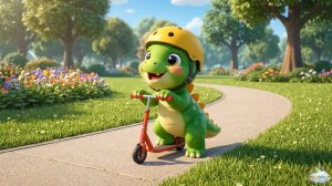 Песня про самокат для детей 🛴 Динозаврик Тоша