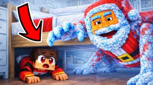 😱 Я СПРЯТАЛСЯ под КРОВАТЬЮ ОТ ГУГА ГАГА в МАЙНКРАФТЕ!